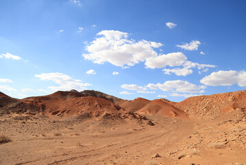 The rock formations of Narandaats, South Gobi, Mongolia