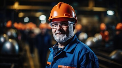 Fototapeta premium In the Engineer's Hands: Shaping Industry's Future