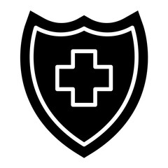 Fototapeta premium Shield Vector Icon Design Illustration