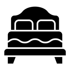 Bed Vector Icon Design Illustration