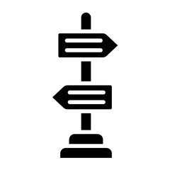 Signage Vector Icon Design Illustration