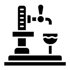 Beer Tap Vector Icon Design Illustration