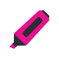 highlighter sign symbol vector glyph color icon