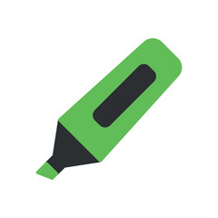 highlighter sign symbol vector glyph color icon