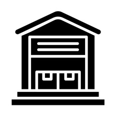 Warehouse Vector Icon Design Illustration