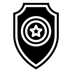 Shield Vector Icon Design Illustration