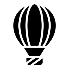 Hot air balloon Vector Icon Design Illustration