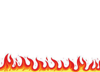  fire background. fire flames vector illustration