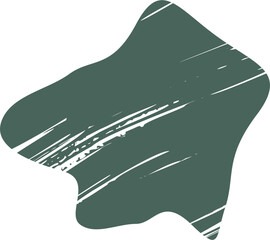 Hand Drawn Organic Grunge Shape Liquid and fluid shape contemporary illustration