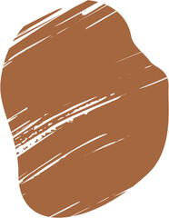 Hand Drawn Organic Grunge Shape Liquid and fluid shape contemporary illustration
