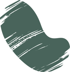 Hand Drawn Organic Shapes Liquid and fluid shape contemporary illustration