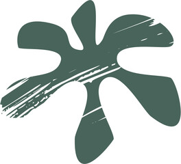 Hand Drawn Organic Shapes Liquid and fluid shape contemporary illustration