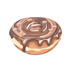 Sweet Donut Illustration 