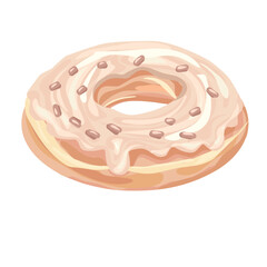 Sweet Donut Illustration 