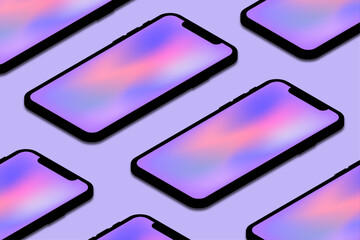 Vector phone screens