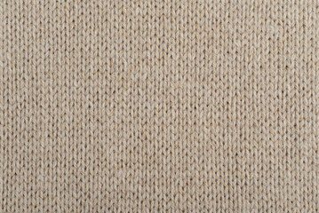 Beige handmade Knitted Fabric Texture