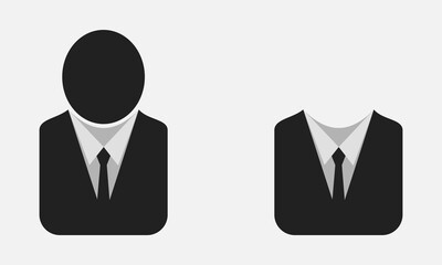 Business men vector. Business suit