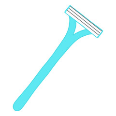 Blue Shaving Razor Blade