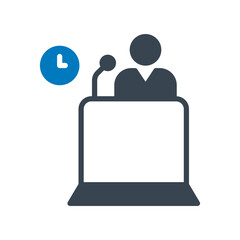 Lecture Vector Icon

