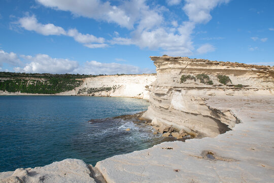 Coastal winter landscape, Marsaskala, Malta