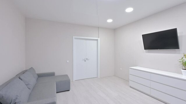 interior apartment room, home decoration, preparation of house for sale