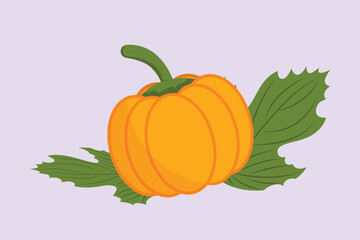 Healthy food concept. Vegetables, fruits and milk. Colored flat vector illustration isolated. 