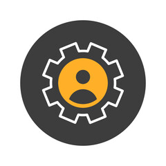 Human settings Vector Icon

