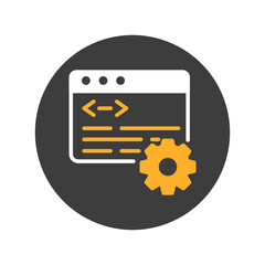 Coding preferences Vector Icon

