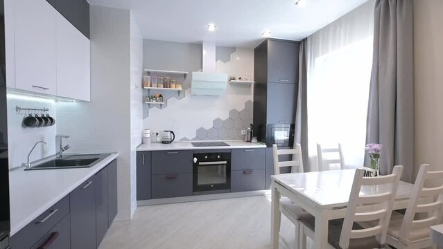 standard room interior apartment. view kind of decor home decoration in hostel house for sale