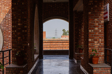 Background of old vintage brick wall 4K Wallpaper, Backdrop for Green Screen 