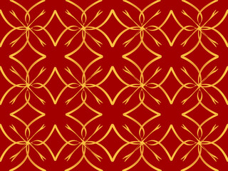 seamless pattern with flowers