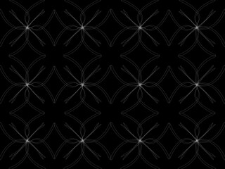 black and white seamless pattern
