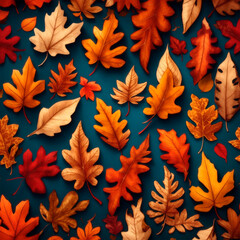 autumn leaves pattern