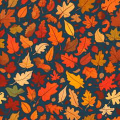 autumn leaves pattern