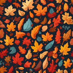 autumn leaves pattern