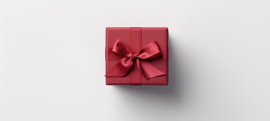 colorful ribbon gift box present copyspace, ai