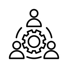 Staff management Vector Icon

