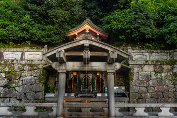 Fototapeta premium Kiyomizu-dera , Kiyomizu temple in Kyoto during summer at Kyoto Honshu , Japan : 2 September 2019