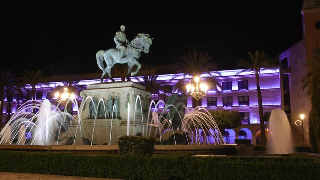 Jerez de la Frontera, plaza arenal , Monumento Primo de Rivera 