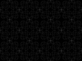 black and white seamless pattern