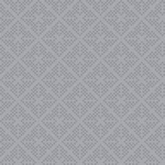 Monochrome Snowflakes Fair Isle Seamless Pattern Design