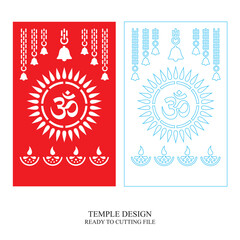 Creative om mandala design 