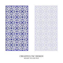 Gate Jali Design for laser Graphic and Plywood, Partition, Cnc Router Design, Acrylic and CNC Machine laser Cutting vector 