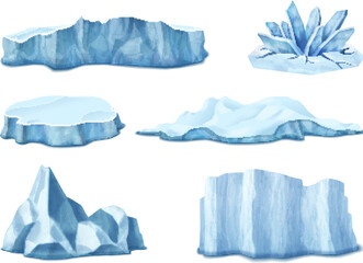 Iceberg Realistic Set