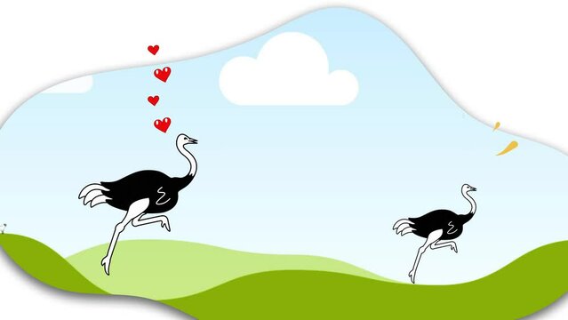 stork and baby child