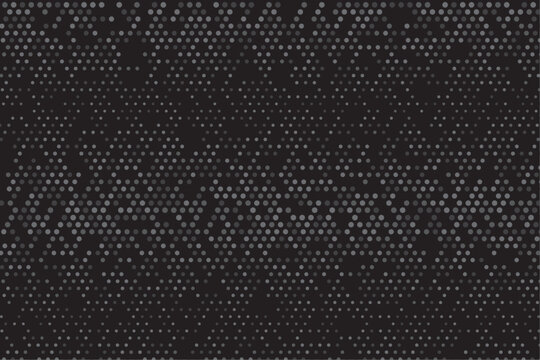 Black halftone dot grain texture pixel popart abstract pattern background