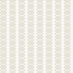 Neutral Colour Chevron Fair Isle Seamless Pattern Design