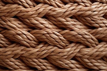Fototapeta premium Delving into the Intricate Woven Patterns: A Close-Up Exploration of the Organic Texture and Intricate Design of Braided Twine, Revealing Detailed Patterns and Tactile Beauty.