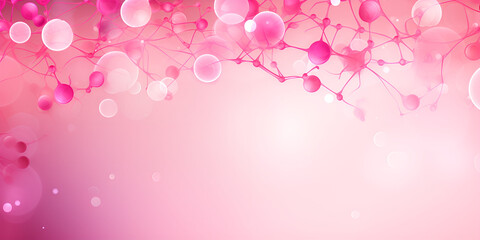 Pink Glitter Background, Pink Fantasy Background, Abstract Pink Blurred Lights Background Design, generative Ai
