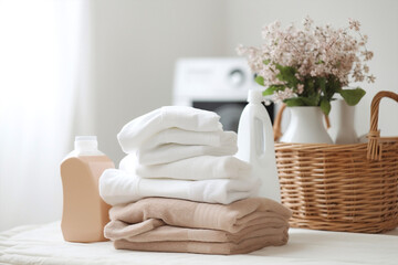 Obraz na płótnie Canvas Gel perfume template spa bottle bathroom soap laundry care hygiene white aromatherapy